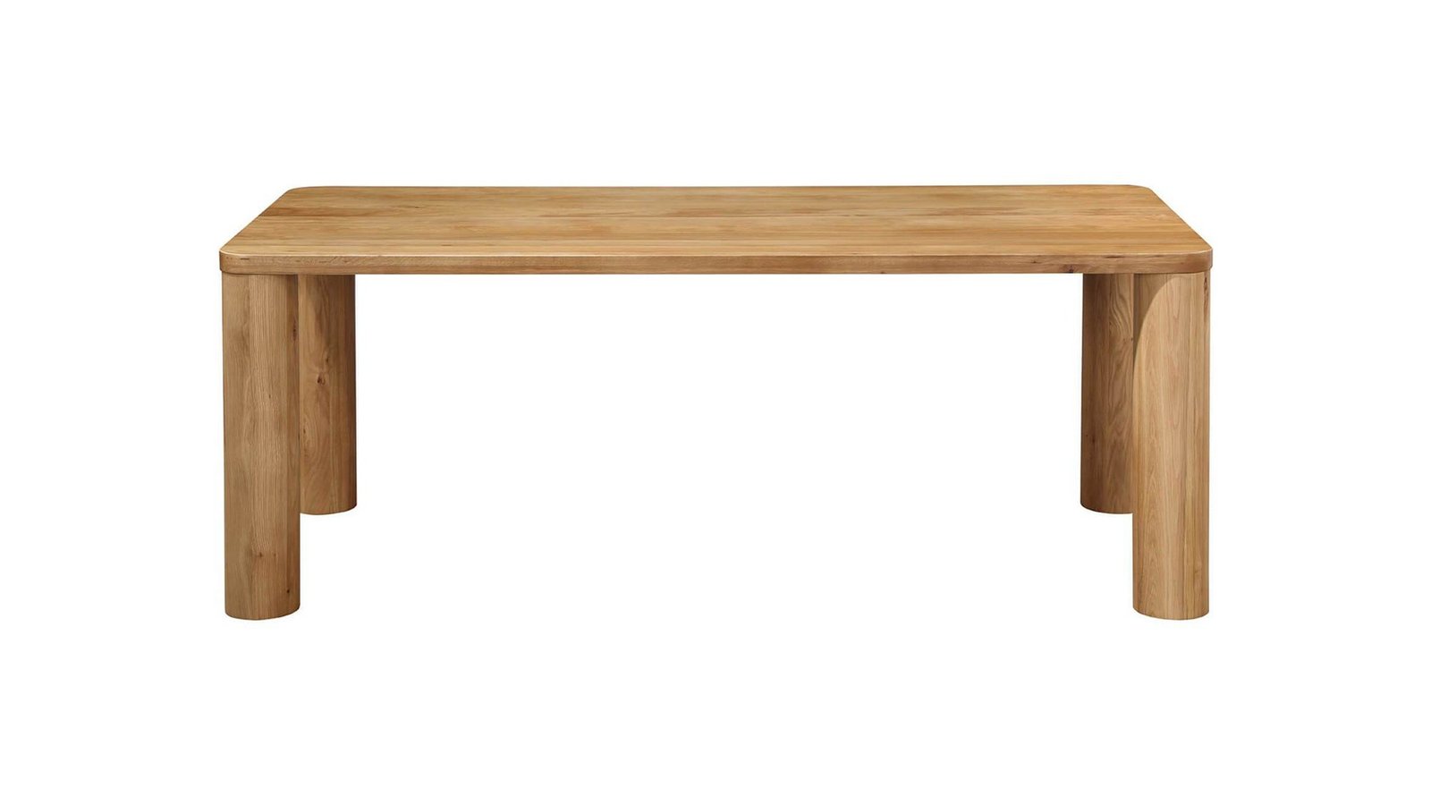 Horizon Dining Table Seats 6-8 | Rounded Edge | Oak - Image 5