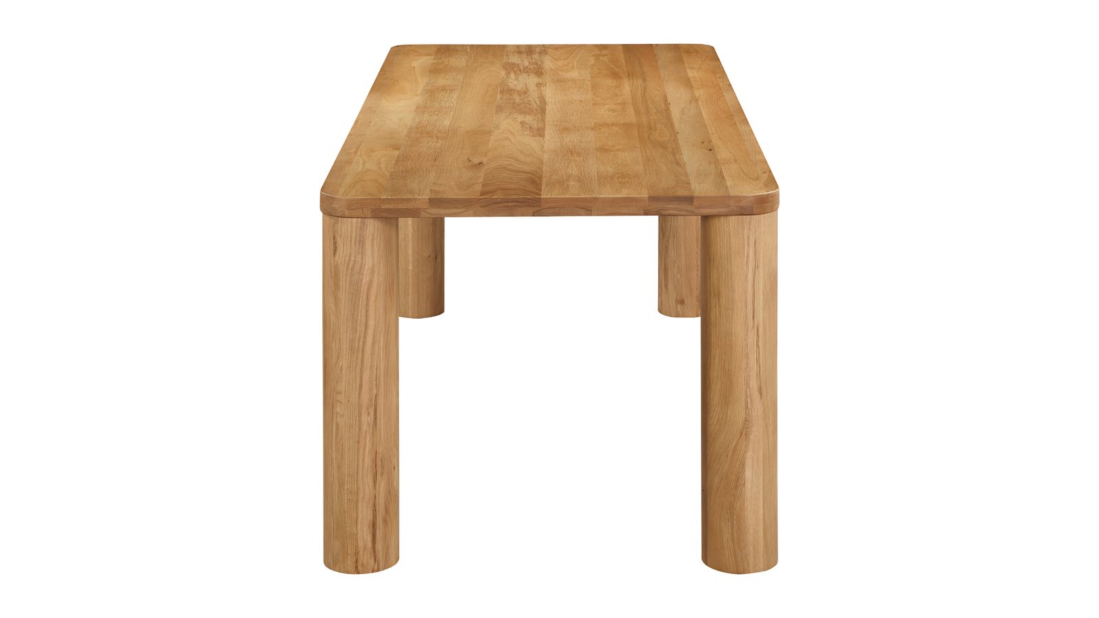 Horizon Dining Table Seats 6-8 | Rounded Edge | Oak - Image 6