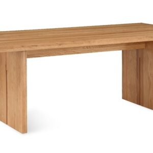 Plane Dining Table Seats 6-8 | Straight Edge | Oak